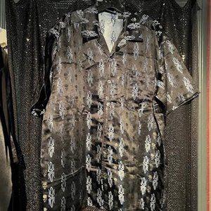 Vintage 90's Odo Metallic Button Down Shirt